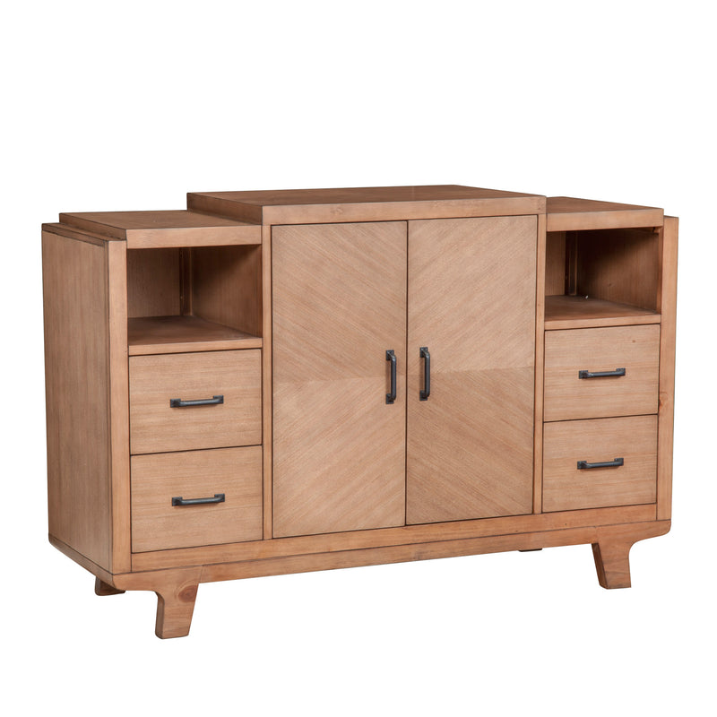 Sophia 5 Drawers Sideboard, Natural