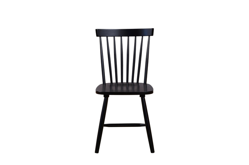 Trulinea Set of 2 Side Chairs, Black Alpine