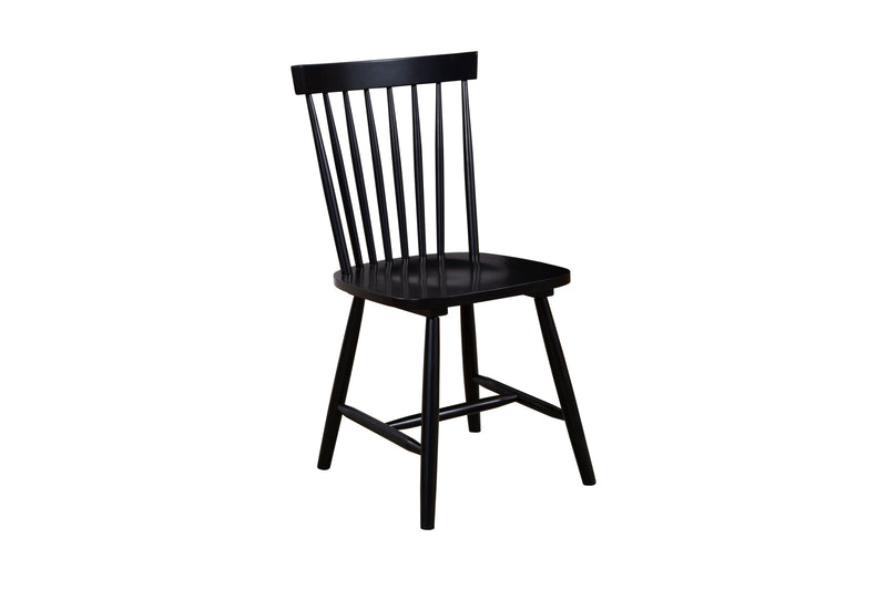 Trulinea Set of 2 Side Chairs, Black Alpine