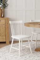 Trulinea Set of 2 Side Chairs, White Alpine