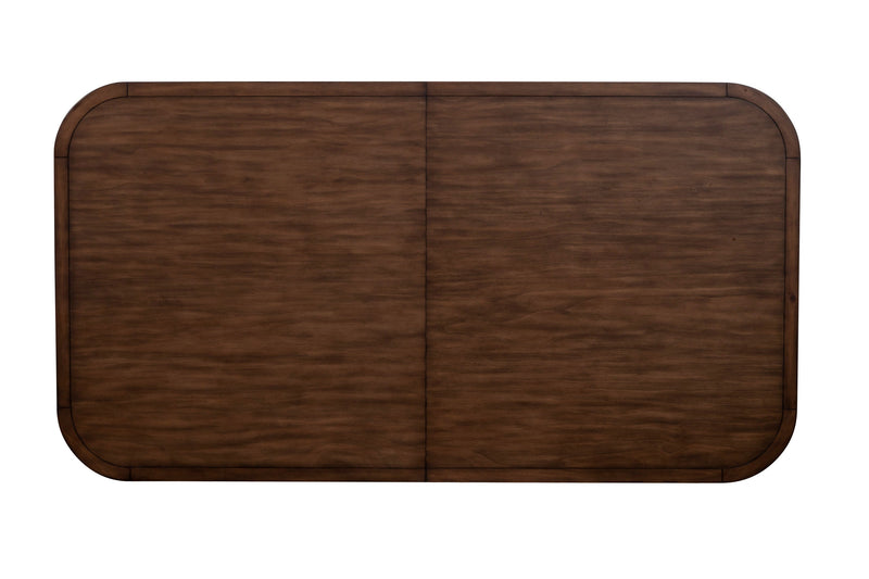 Kensington Two Tone Rectangular Dining Table with Removable Leaf Alpine