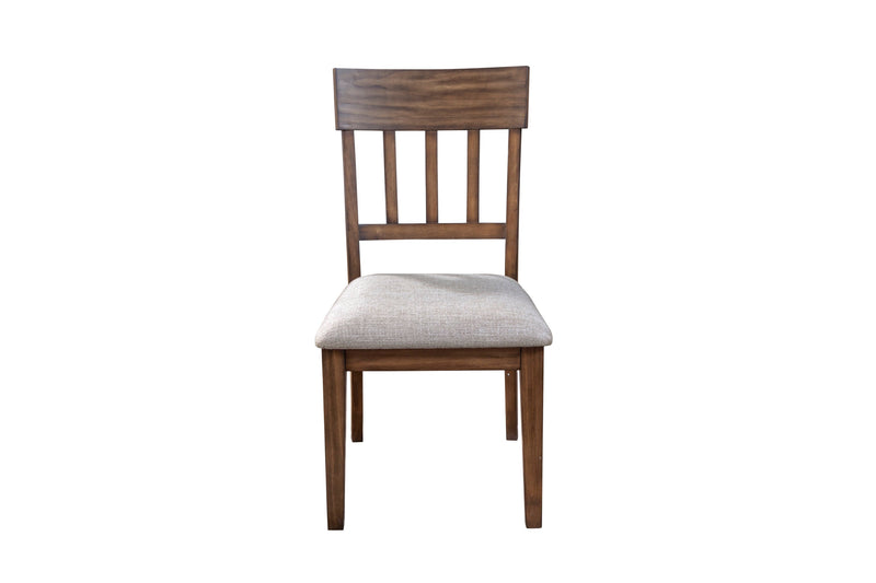 Kensington Set of 2 Side Chairs, Brown Alpine