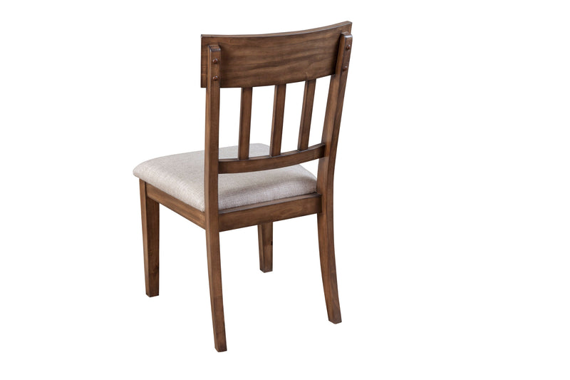 Kensington Set of 2 Side Chairs, Brown Alpine