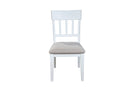 Kensington Set of 2 Side Chairs, White Alpine