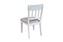 Kensington Set of 2 Side Chairs, White Alpine