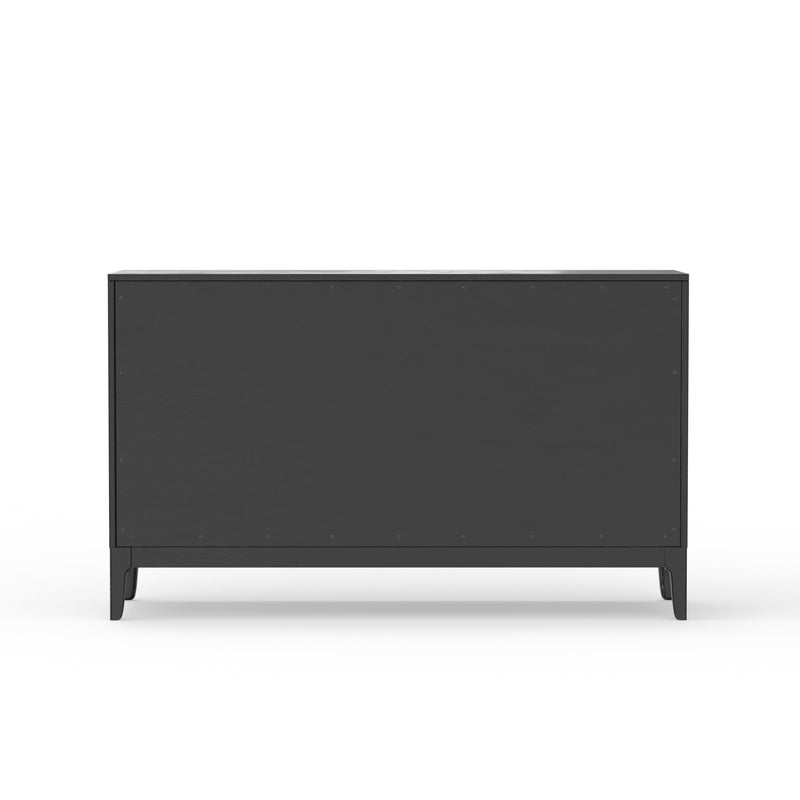 Britney Server with 3 Drawers & 2 Doors, Vintage Black Alpine
