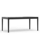 Britney Rectangular Dining Table, Vintage Black Alpine
