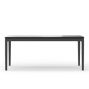 Britney Rectangular Dining Table, Vintage Black Alpine