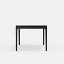Britney Rectangular Dining Table, Vintage Black Alpine