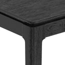 Britney Rectangular Dining Table, Vintage Black Alpine