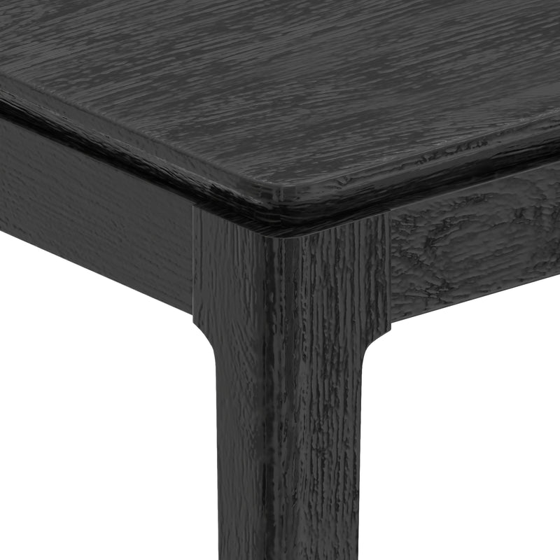 Britney Rectangular Dining Table, Vintage Black