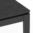 Britney Rectangular Dining Table, Vintage Black Alpine