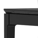 Britney Rectangular Dining Table, Vintage Black Alpine