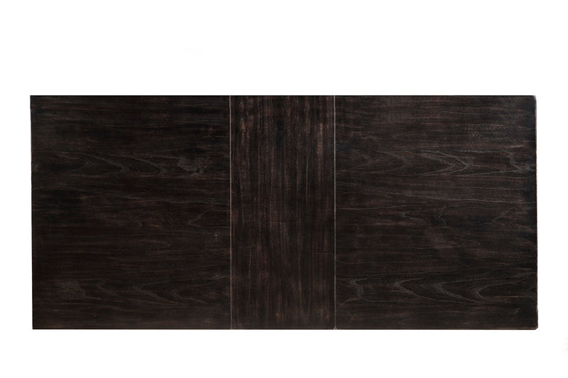 Shasta 88" Rectangular Dining Table, Vintage Black Alpine