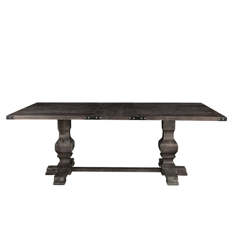 Shasta 88" Rectangular Dining Table, Charcoal