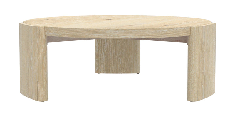 Sloane 42" Round Coffee Table, Driftwood Alpine