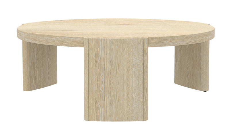 Sloane 42" Round Coffee Table, Driftwood Alpine