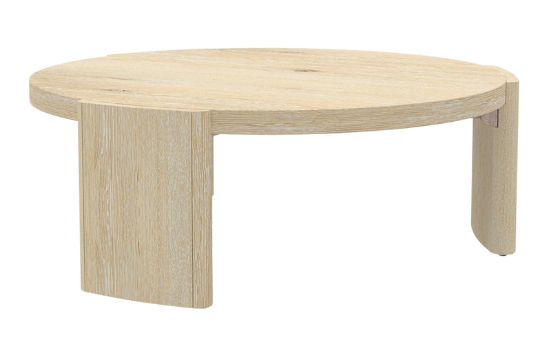Sloane 42" Round Coffee Table, Driftwood Alpine