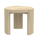 Sloane 20" Round End Table, Driftwood Alpine