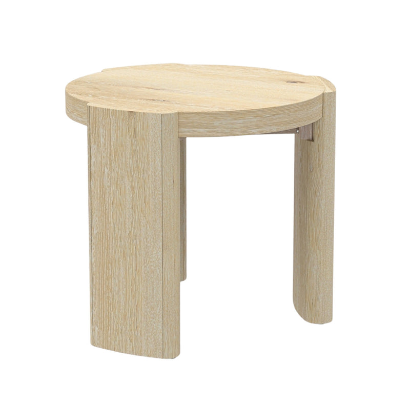 Sloane 20" Round End Table, Driftwood