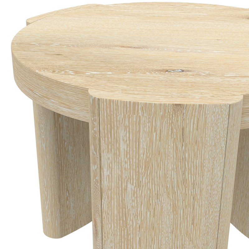 Sloane 20" Round End Table, Driftwood