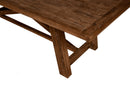 Caldwell 88" to 103" Extension Rectangular Dining Table, Medium Brown Alpine