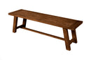 Caldwell 60" Dining Bench, Medium Brown Alpine