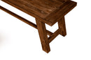 Caldwell 60" Dining Bench, Medium Brown Alpine