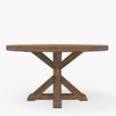 Caldwell Round Dining Table, Medium Brown Alpine