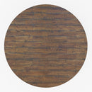 Caldwell Round Dining Table, Medium Brown Alpine