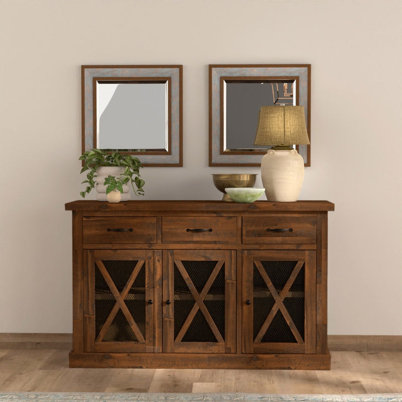 Caldwell Sideboard, Medium Brown Alpine
