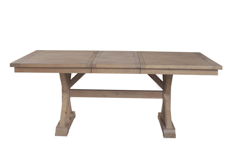 Gabriela 60" to 78" Rectangular Dining Table with Removable Leaf Alpine