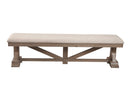 Gabriela Upholstered Dining Bench Alpine