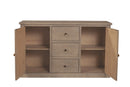 Gabriela Sideboard with Two Cabinets & 3 Drawers Alpine