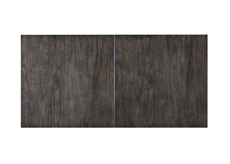 Zaldy Rectangular Extension Dining Table, Dark Tobacco Alpine