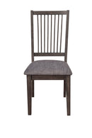Zaldy Set of 2 Side Chairs, Dark Tobacco Alpine