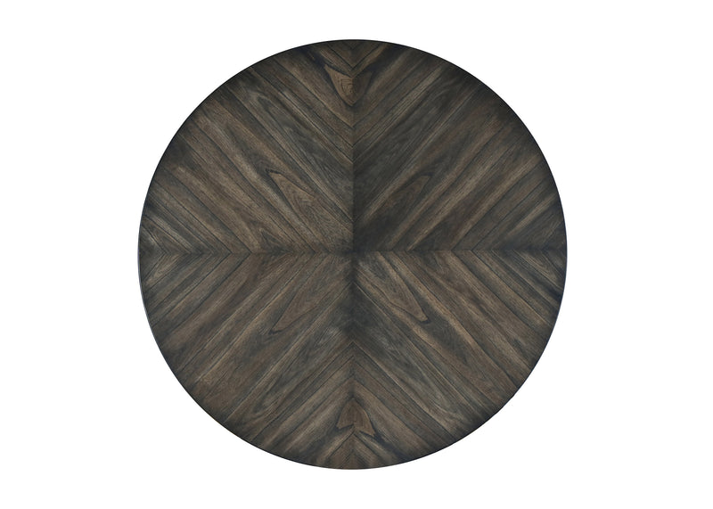 Zaldy Round Dining Table, Dark Tobacco