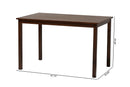 Hiro Modern Dining Table Baxton