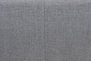 Minette Gray Fabric Queen Size Bed Baxton