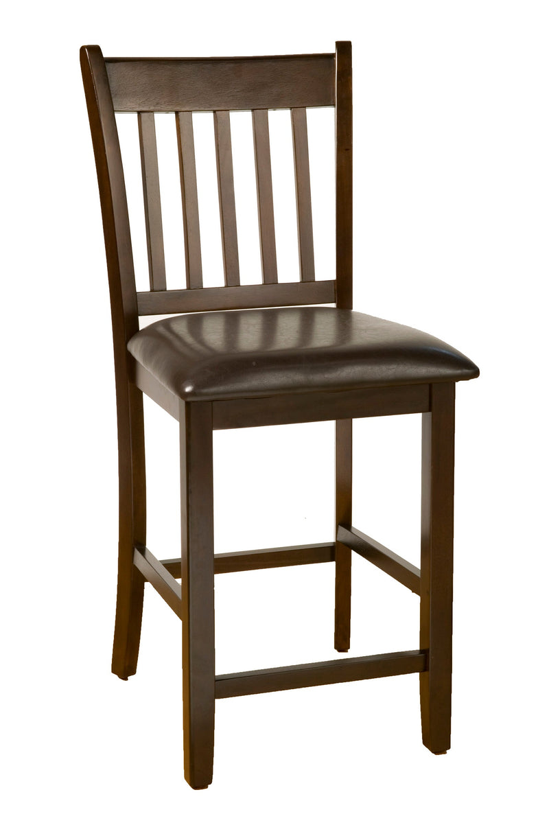 Mundo Faux Marble 5 Piece Pub Set, Espresso Alpine
