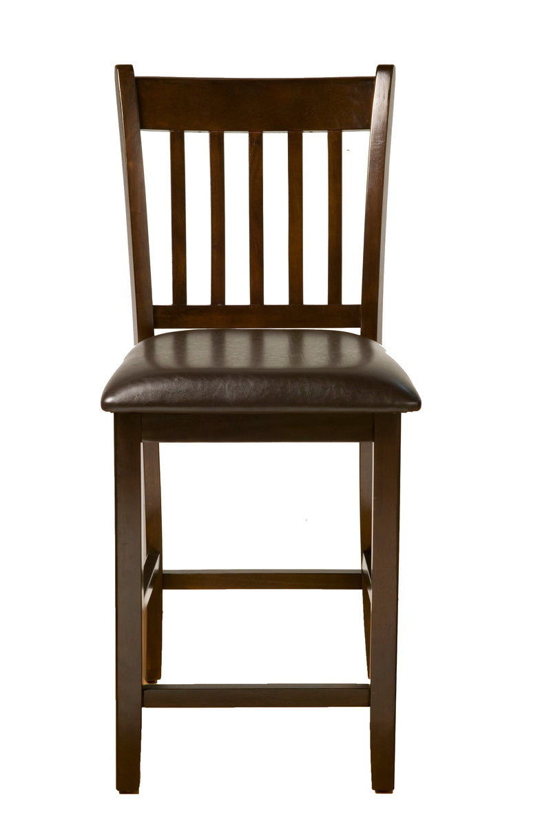 Mundo Faux Marble 5 Piece Pub Set, Espresso Alpine