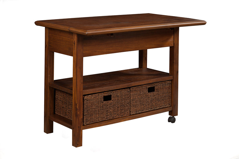 Stapleton Kitchen Cart, Antique Cappuccino