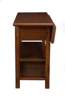 Stapleton Kitchen Cart, Antique Cappuccino Alpine