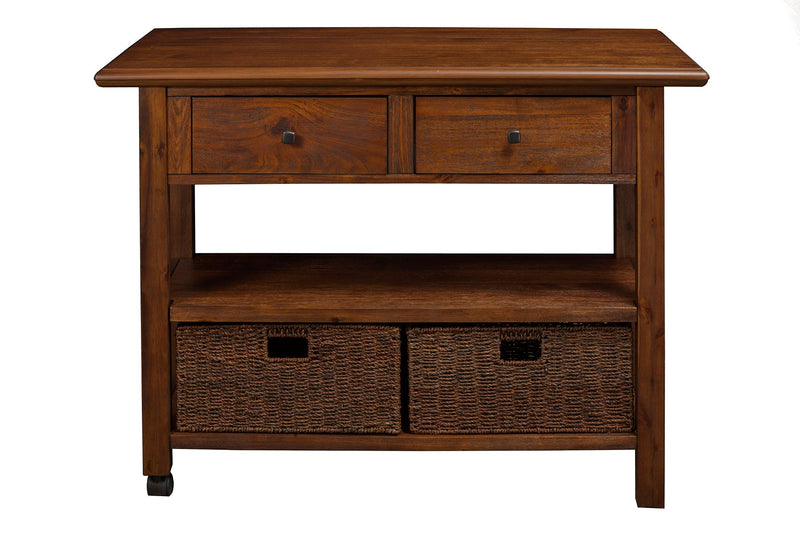 Stapleton Kitchen Cart, Antique Cappuccino Alpine