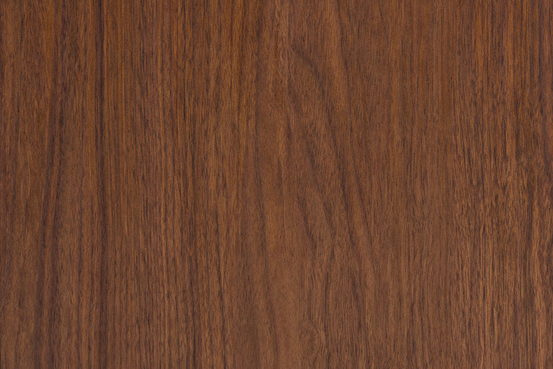 Abbey Two-Tone White and Walnut Brown 3-Piece Storage Set Baxton