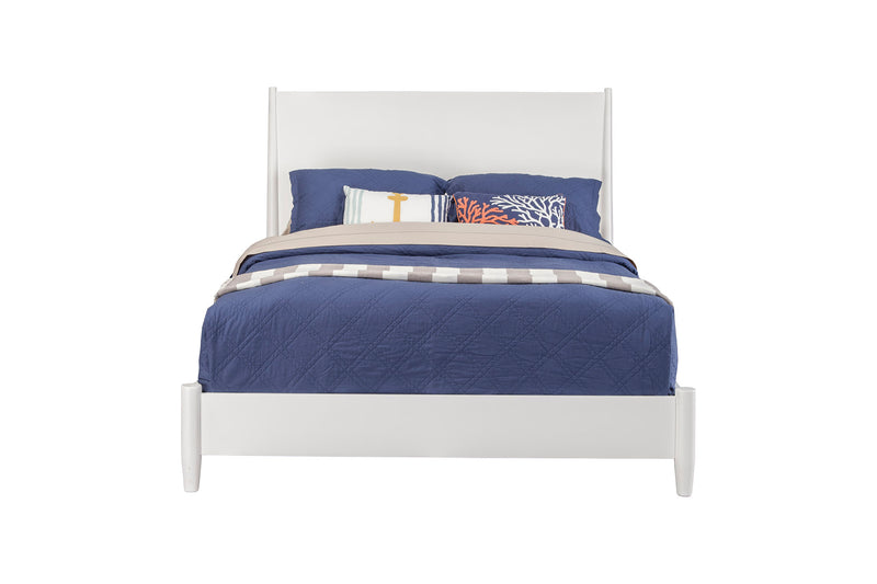 Melbourne Queen Platform Bed, White