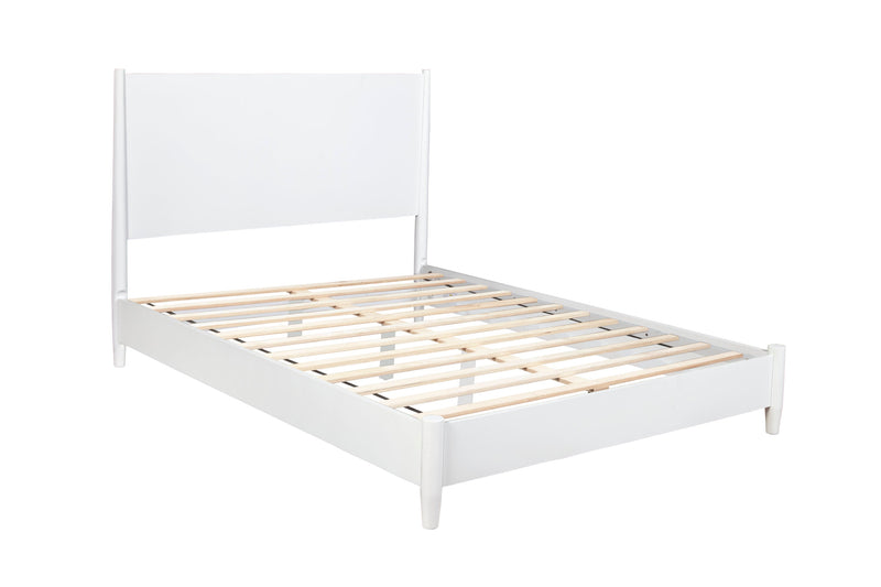 Melbourne Standard King Platform Bed, White Alpine