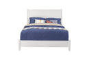 Melbourne Full Platform Bed, White Alpine