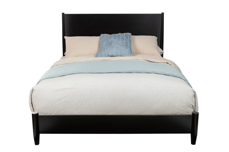 Melbourne Queen Platform Bed, Black