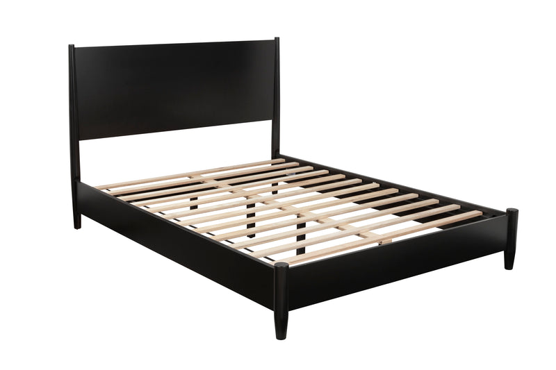 Melbourne Queen Platform Bed, Black